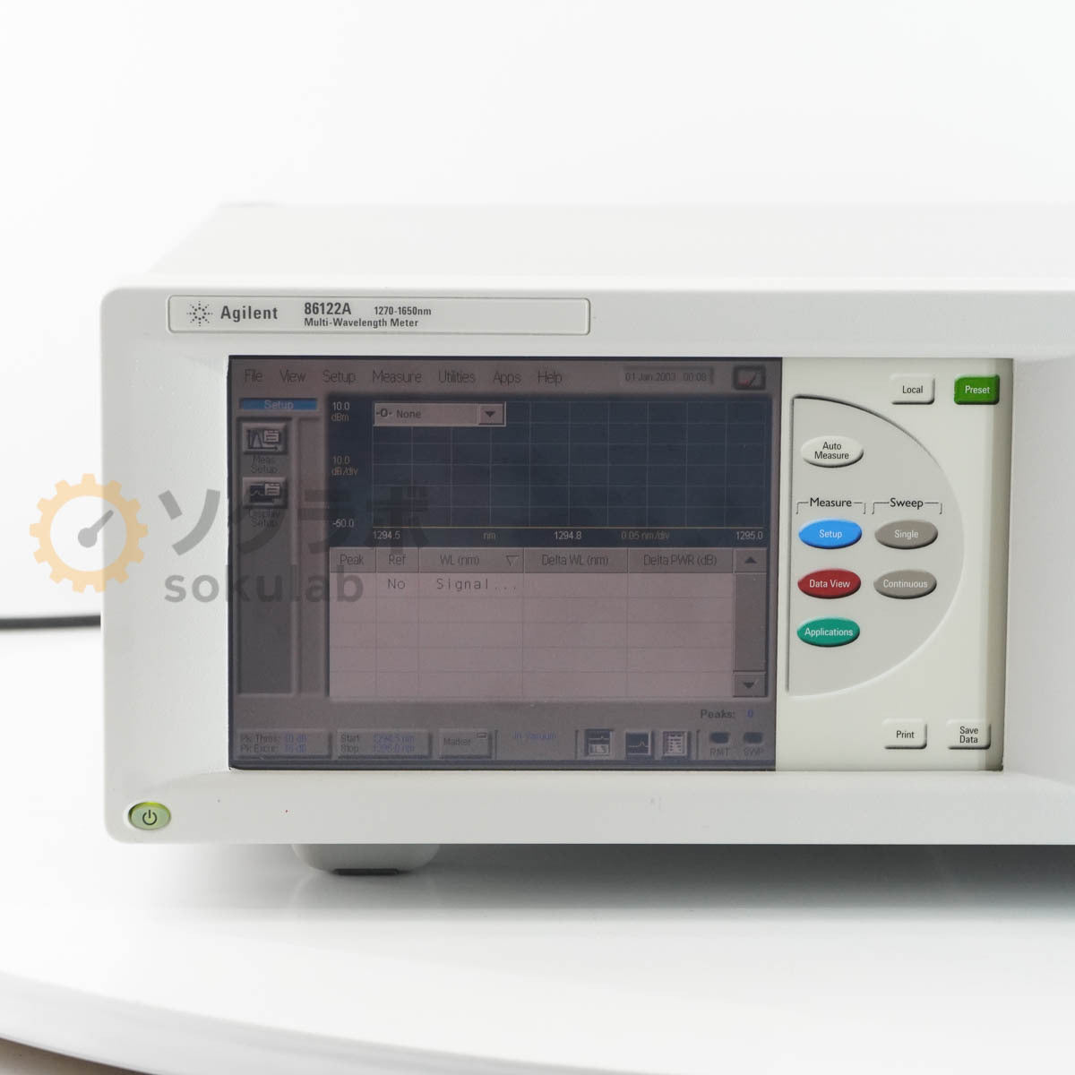 Agilent 86122A Multi-Wavelength Meter 1270-1650nm OPT 002 021 400 [w1244317468]