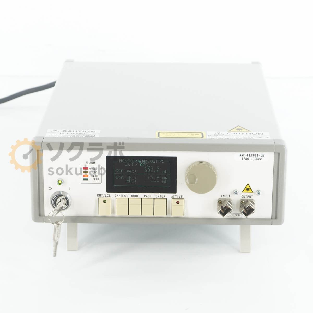 FiberLabs AMP-FL8611-OB-10 Optical Fiber Amplifier 1280-1320nm with Key [m1244327179]