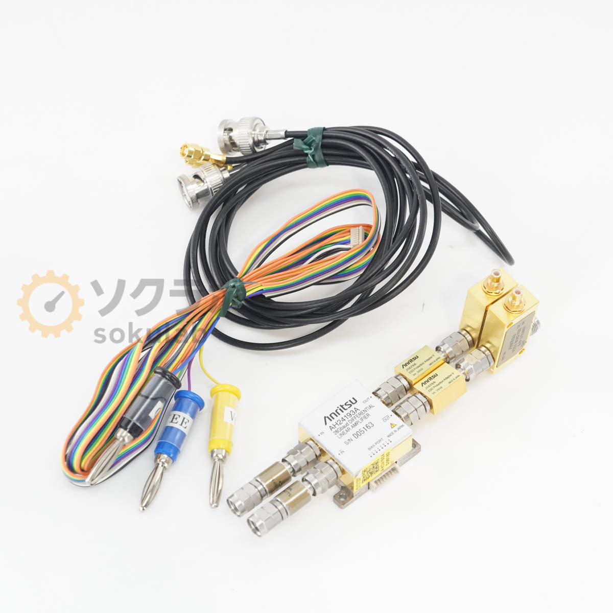 Anritsu AH24193A 28Gbaud Differential Linear Amplifier Adapter-V BIAS TEE 2 Units V251 2 Units J1679A 2 Units 41V-6 12 pcs [j1244325967]