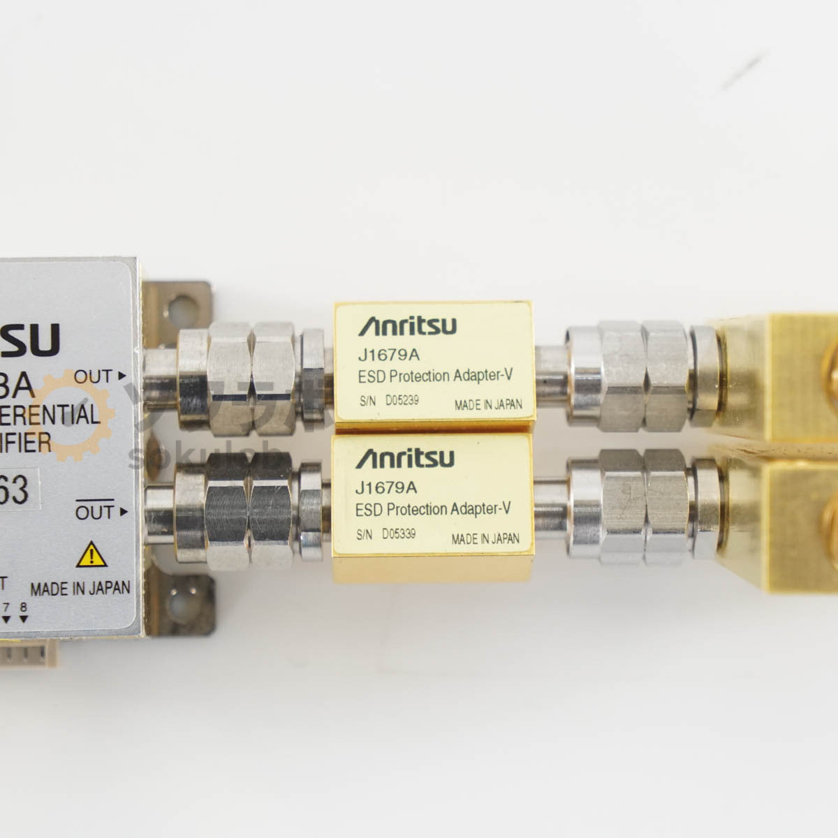 Anritsu AH24193A 28Gbaud Differential Linear Amplifier Adapter-V BIAS TEE 2 Units V251 2 Units J1679A 2 Units 41V-6 12 pcs [j1244325967]
