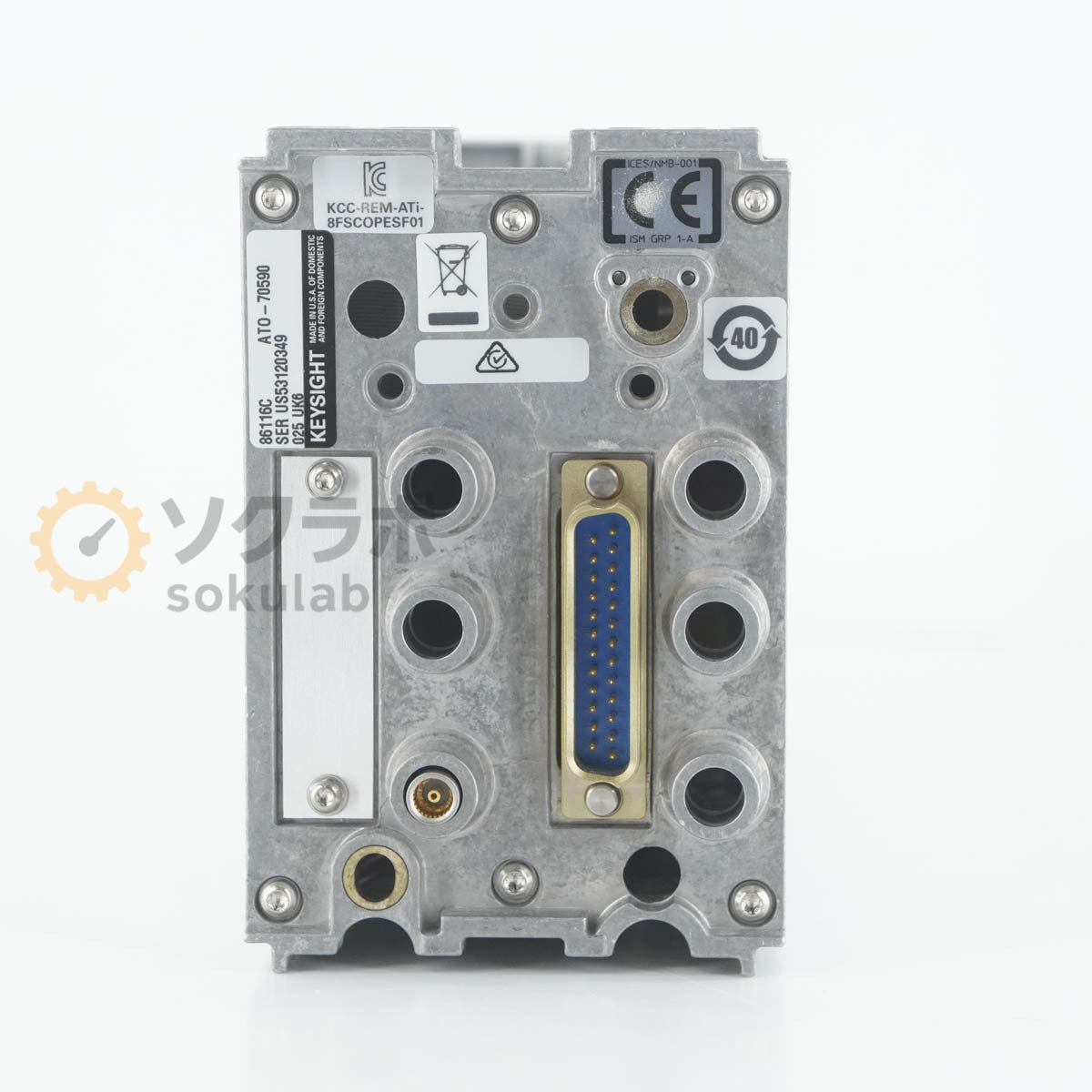 Keysight 86116C 80GHz Electrical 40GHz Optical Oscilloscope OE Module OPT 025 UK6 [e1244324227]