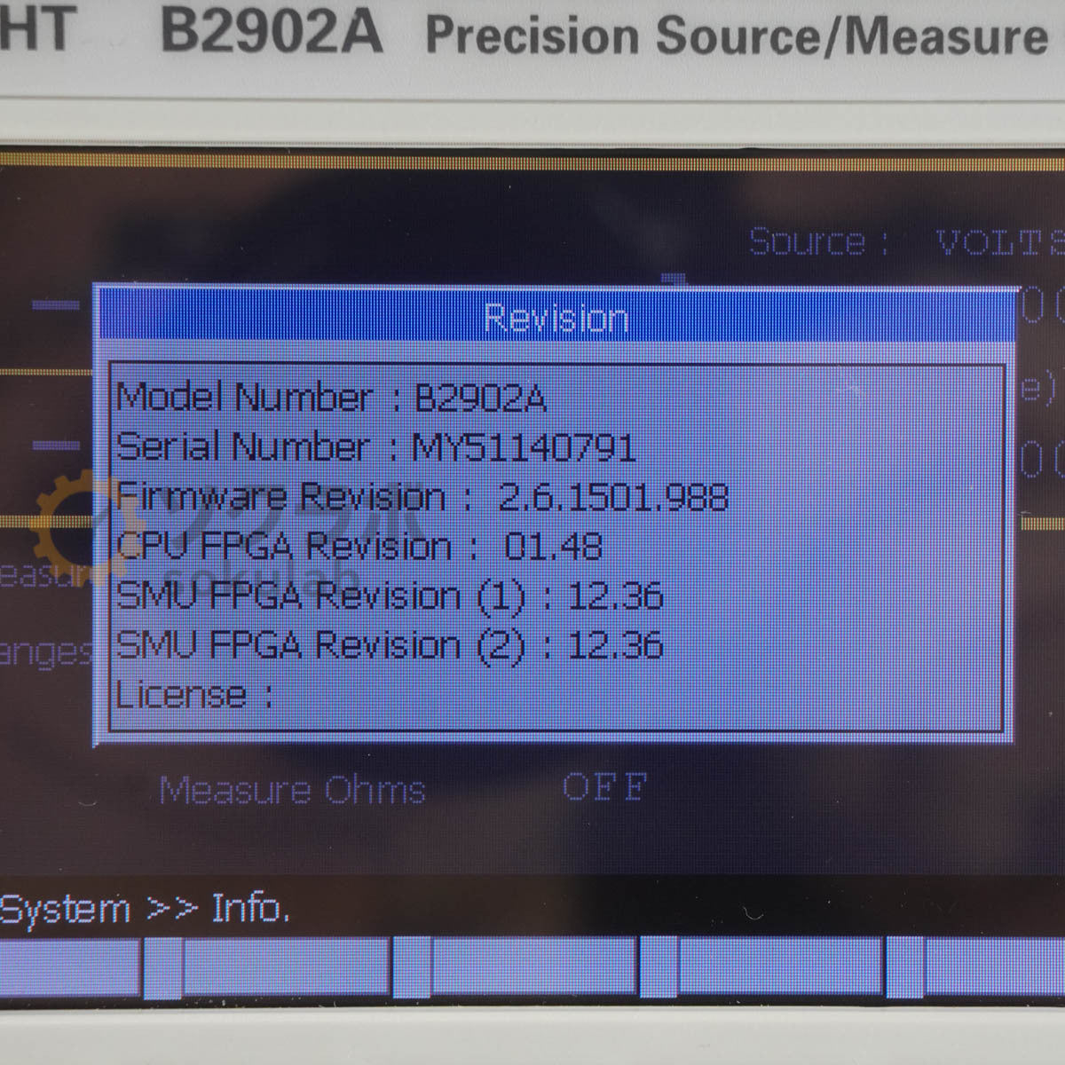 Keysight B2902A Precision Source/Measure Unit 100fA 2ch LXI OPT 918 [b1244315207]