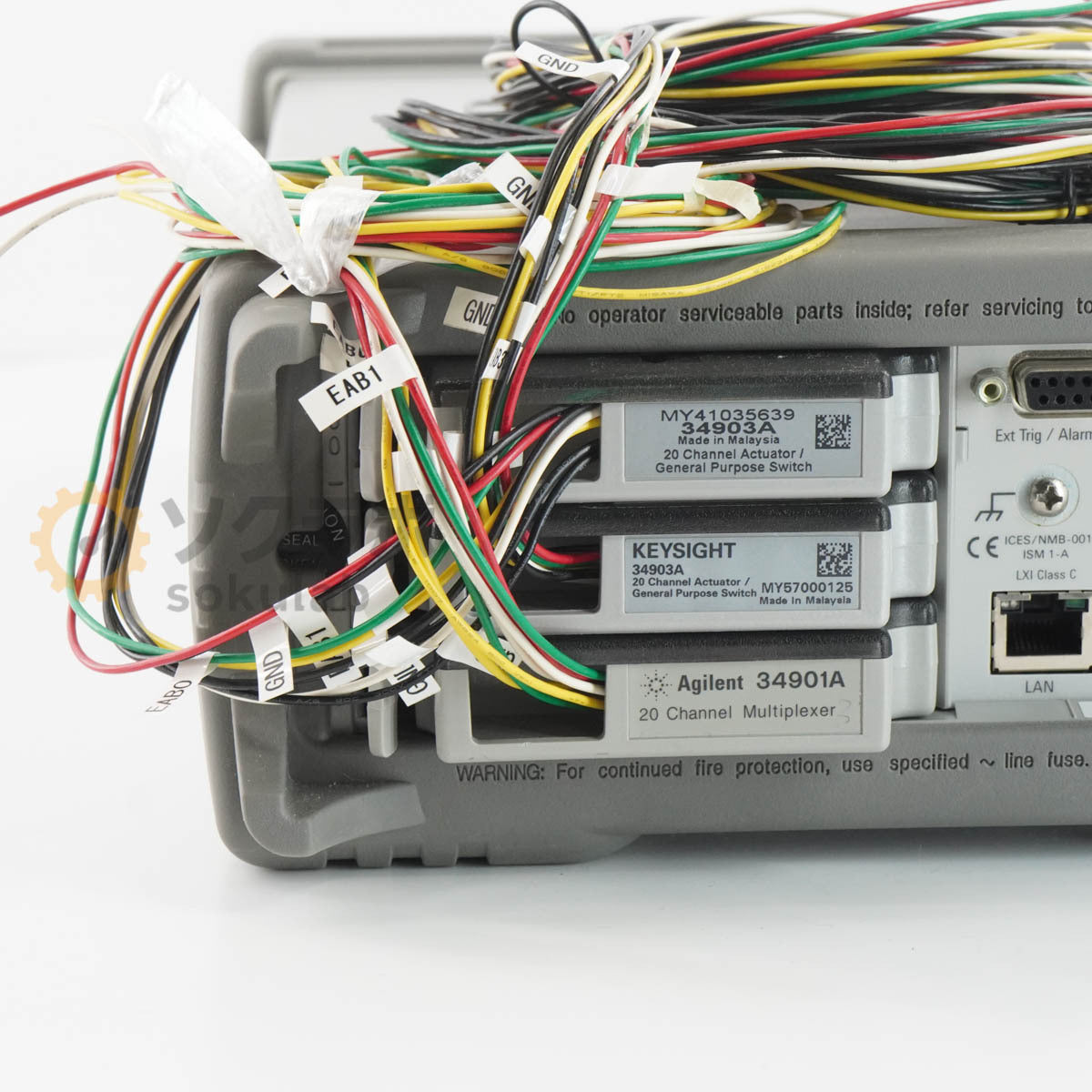 Agilent 34972A LXI Data Acquisition/Switch Unit with 2 x 34903A 34901A [q1244310125]