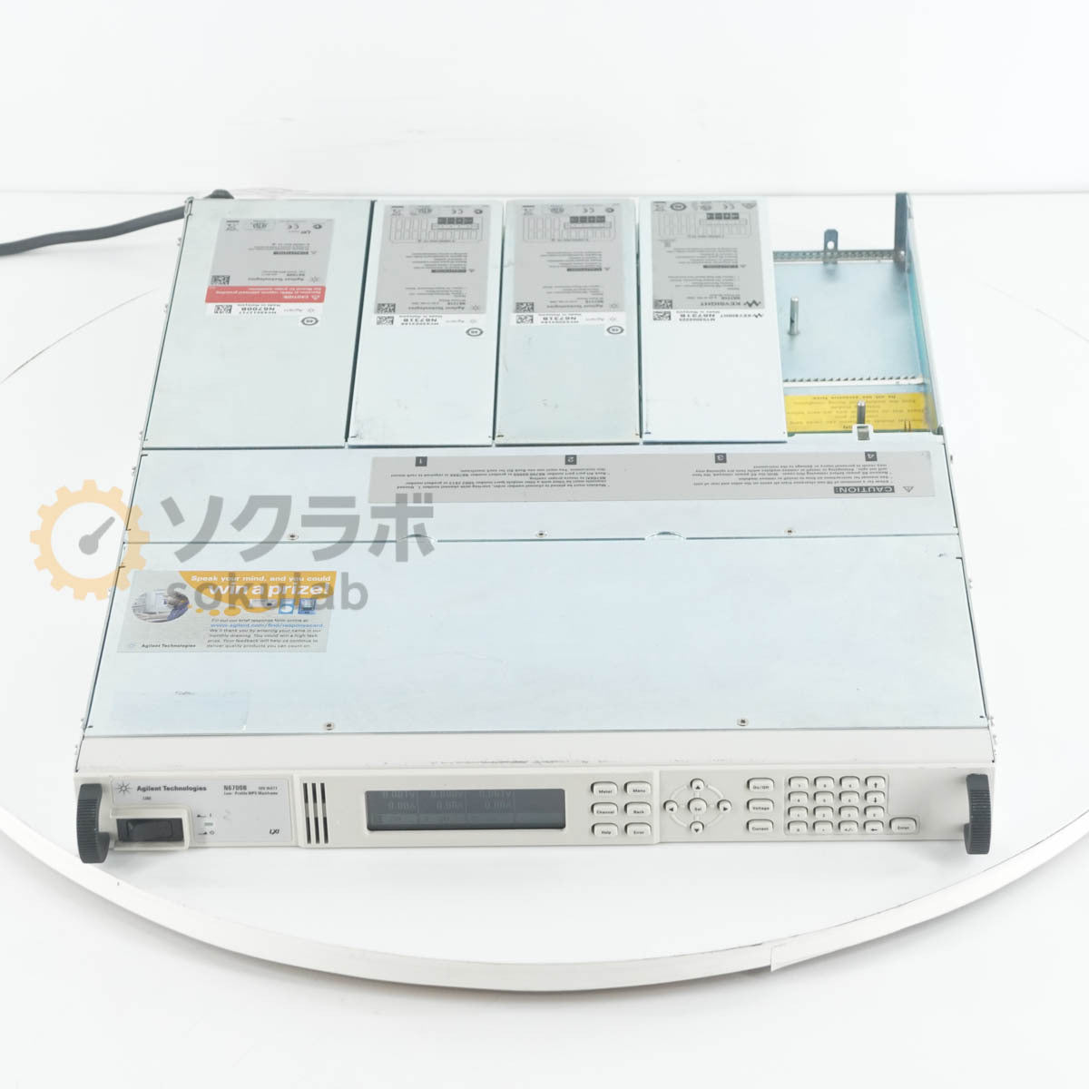 Agilent N6700B Low Profile MPS Mainframe DC Power Module with 3 N6731B 400W LXI [p1244321149]