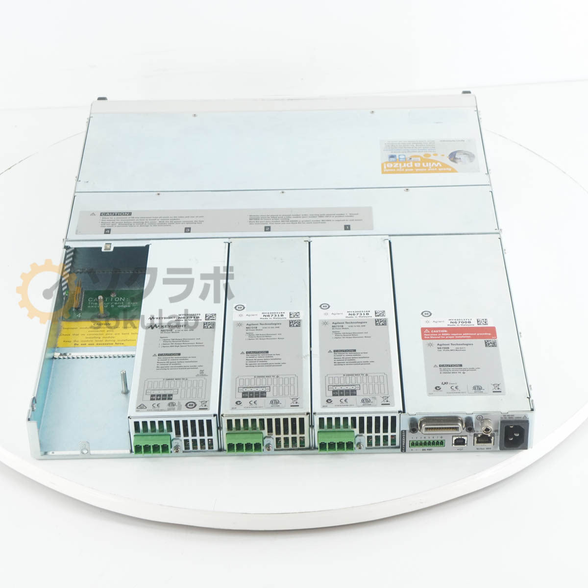 Agilent N6700B Low Profile MPS Mainframe DC Power Module with 3 N6731B 400W LXI [p1244321149]