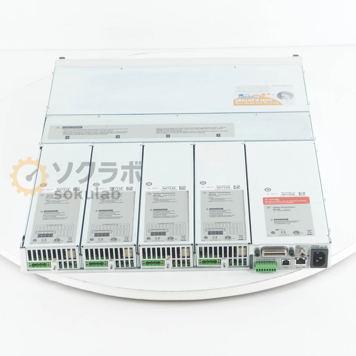 Agilent N6700B Low Profile MPS Mainframe DC Power Module 400W with N6732B*4 OPT 761 [g1244308498]