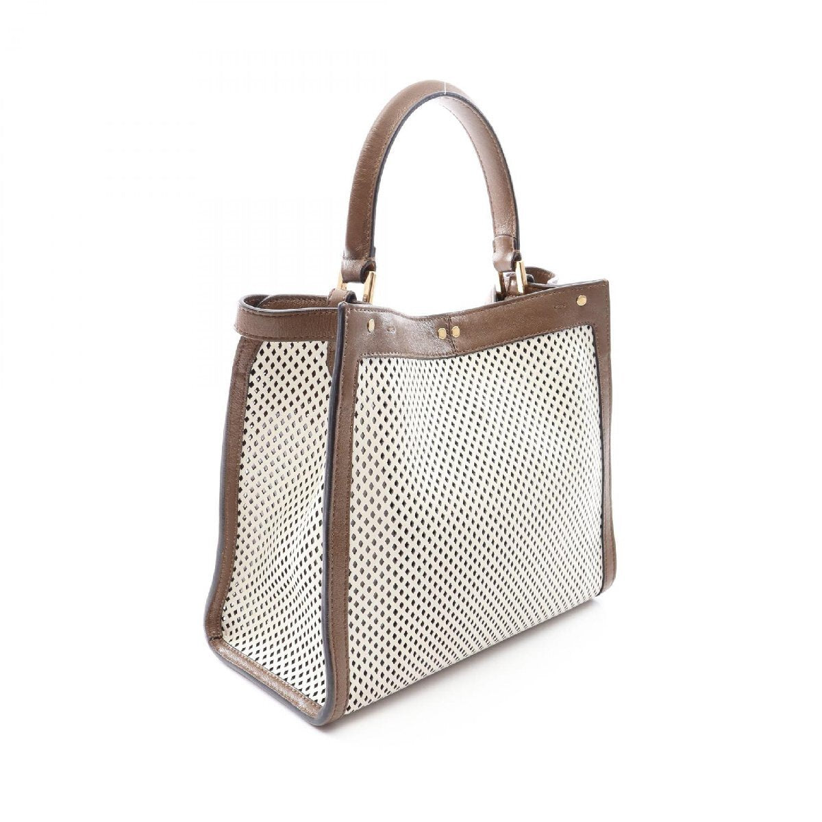 FENDI 8BN310 Peekaboo X-Lite Medium Punching Handbag Leather [g1244544360]