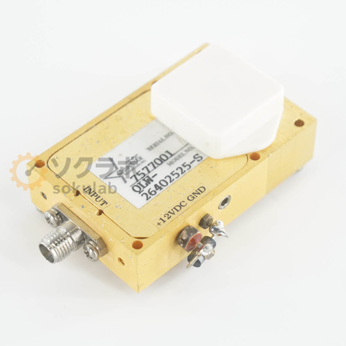 QUINSTAR QLW-26402525-S Amplifier WR-28 UG-599 K Connector Waveguide [x1244570814]
