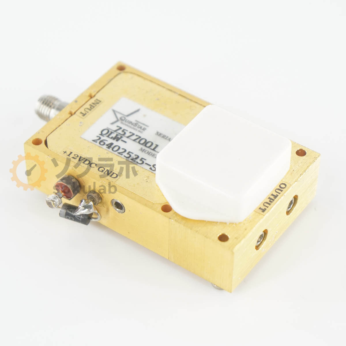 QUINSTAR QLW-26402525-S Amplifier WR-28 UG-599 K Connector Waveguide [x1244570814]