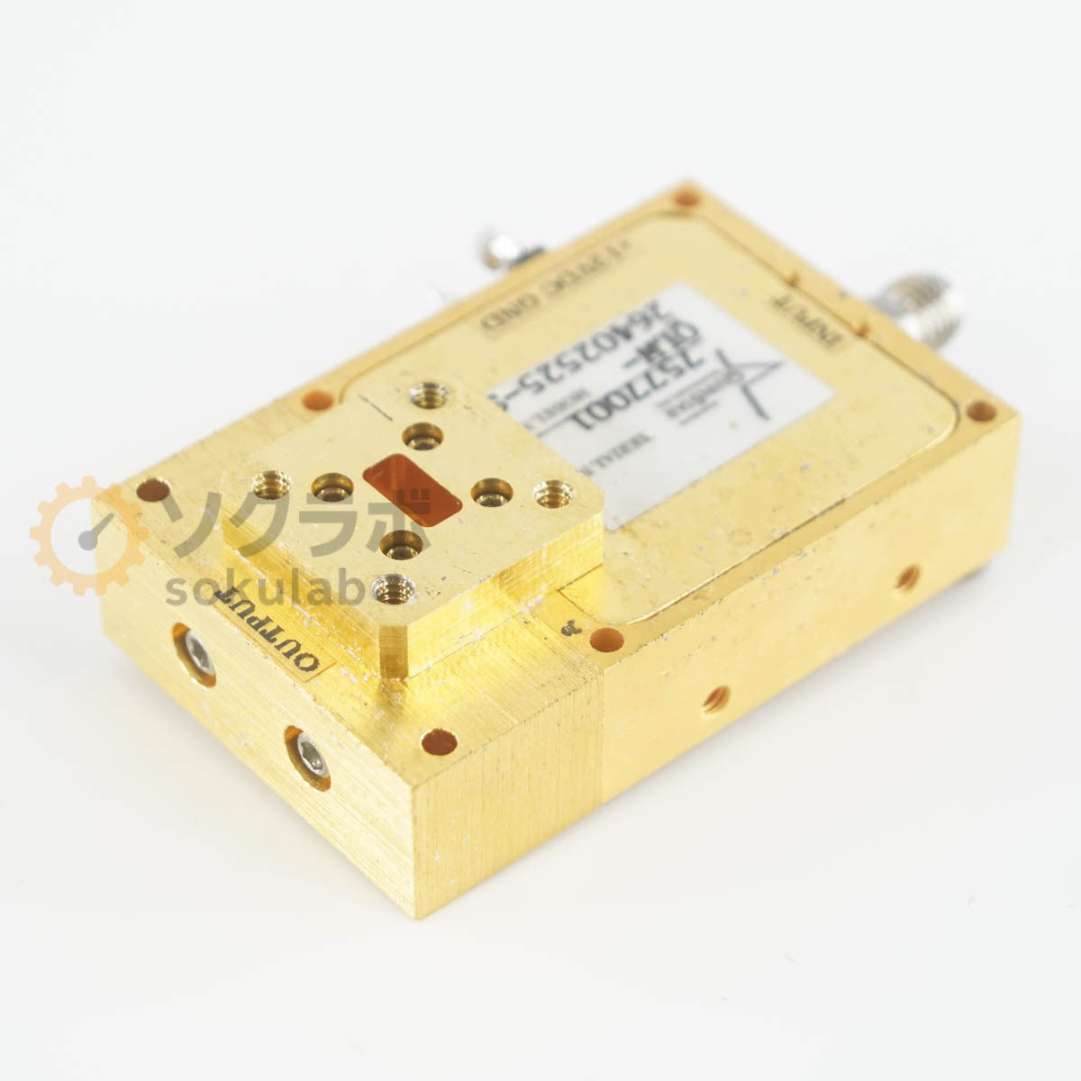 QUINSTAR QLW-26402525-S Amplifier WR-28 UG-599 K Connector Waveguide [x1244570814]