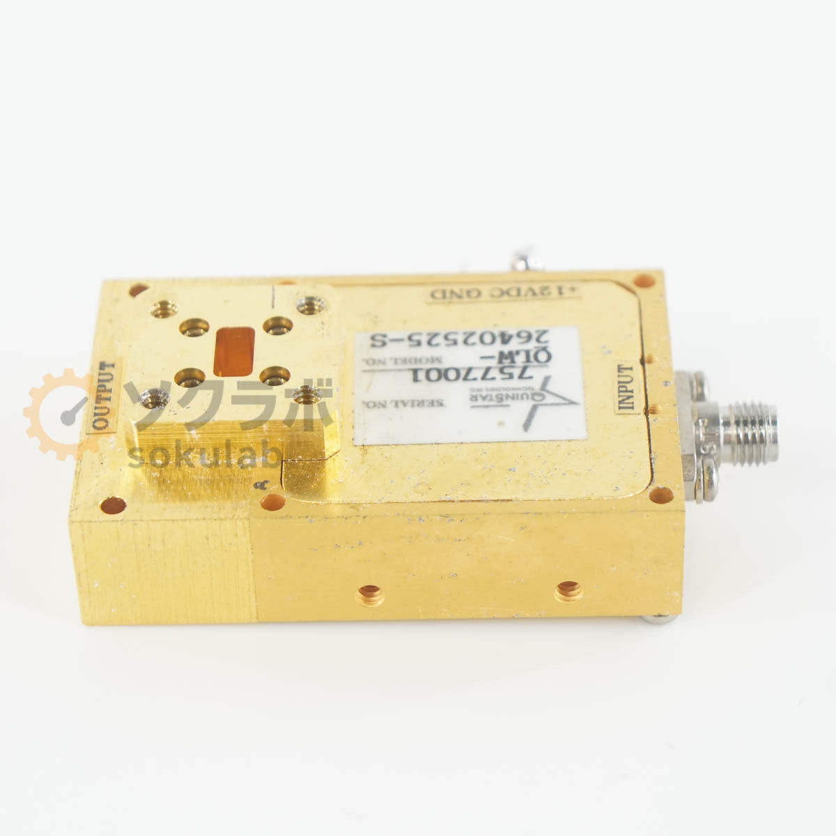 QUINSTAR QLW-26402525-S Amplifier WR-28 UG-599 K Connector Waveguide [x1244570814]