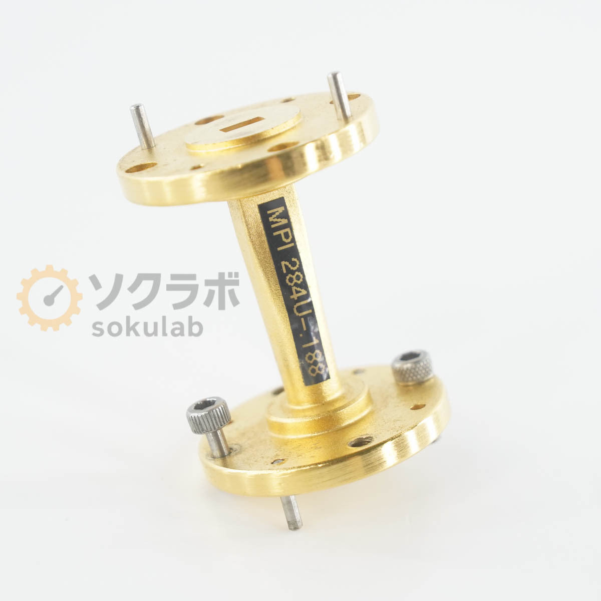 MPI 284U-.188 Circular to Rectangular Waveguide Transition with UG-383 [k1244574633]