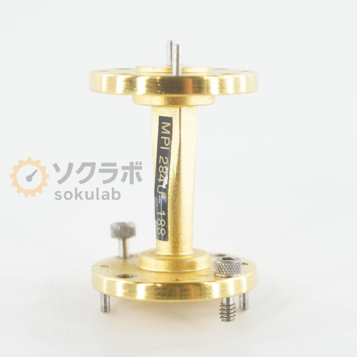 MPI 284U-.188 Circular to Rectangular Waveguide Transition with UG-383 [k1244574633]