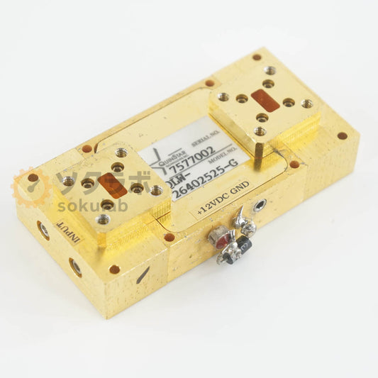 QUINSTAR QLW-26402525-G Amplifier Waveguide WR-28 UG-599 [u1244576540]