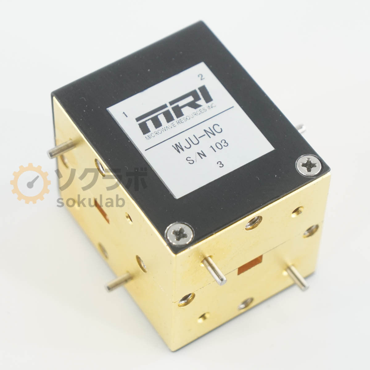 MICROWAVE RESOURCES WJU-NC Circulator Waveguide WR-19 UG-383 50GHz [e1244577531]