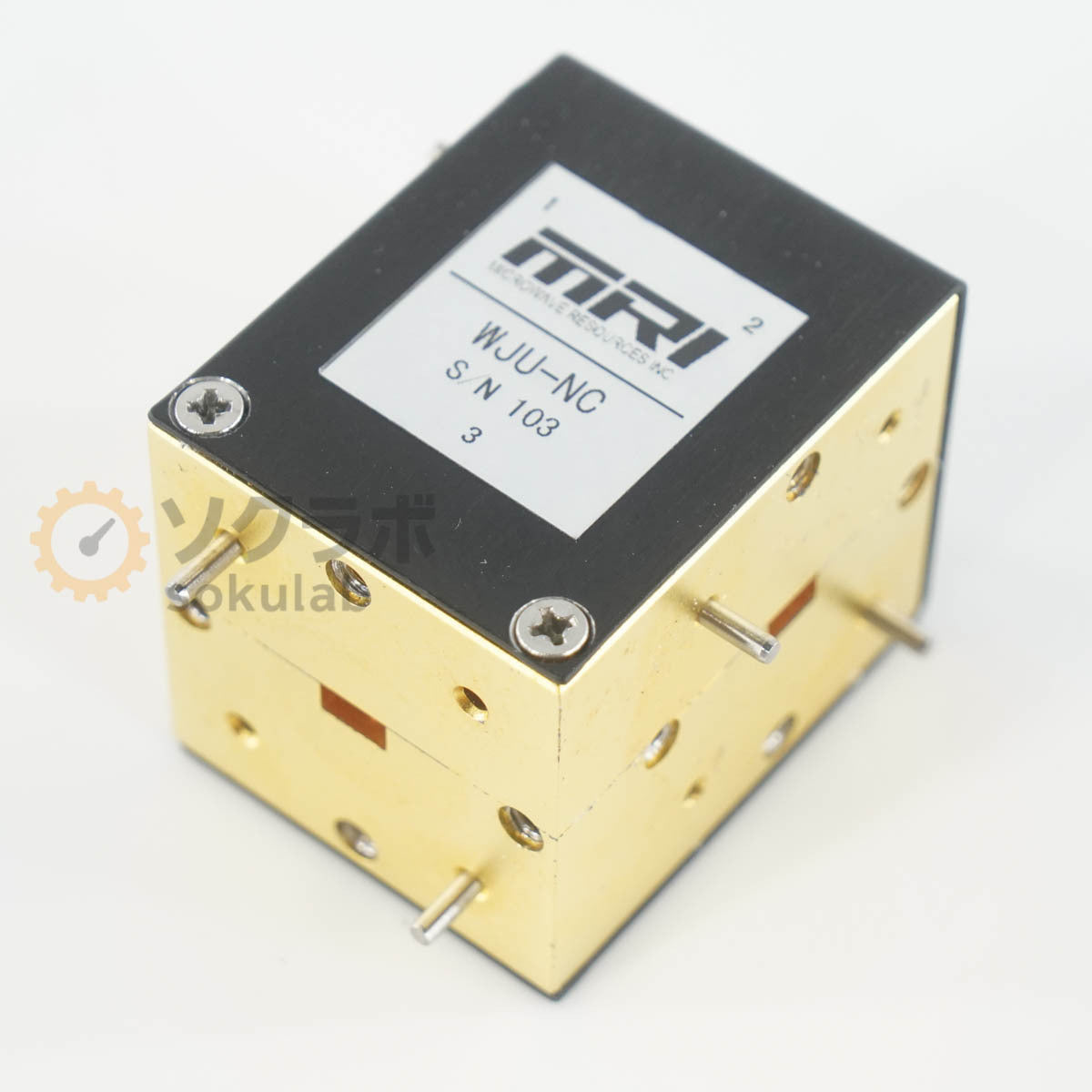 MICROWAVE RESOURCES WJU-NC Circulator Waveguide WR-19 UG-383 50GHz [e1244577531]