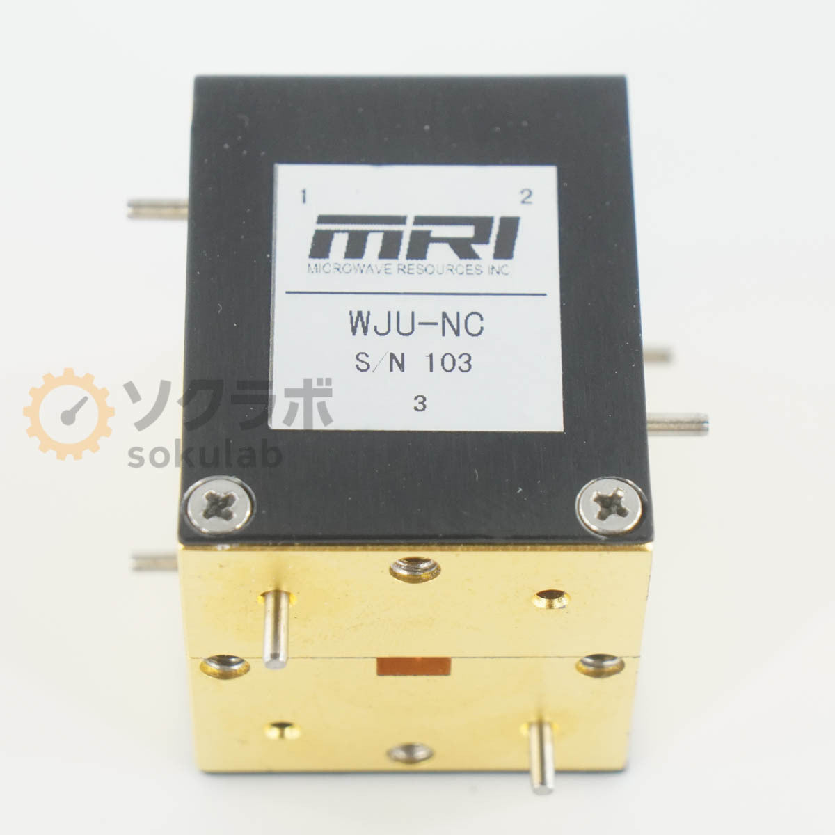 MICROWAVE RESOURCES WJU-NC Circulator Waveguide WR-19 UG-383 50GHz [e1244577531]