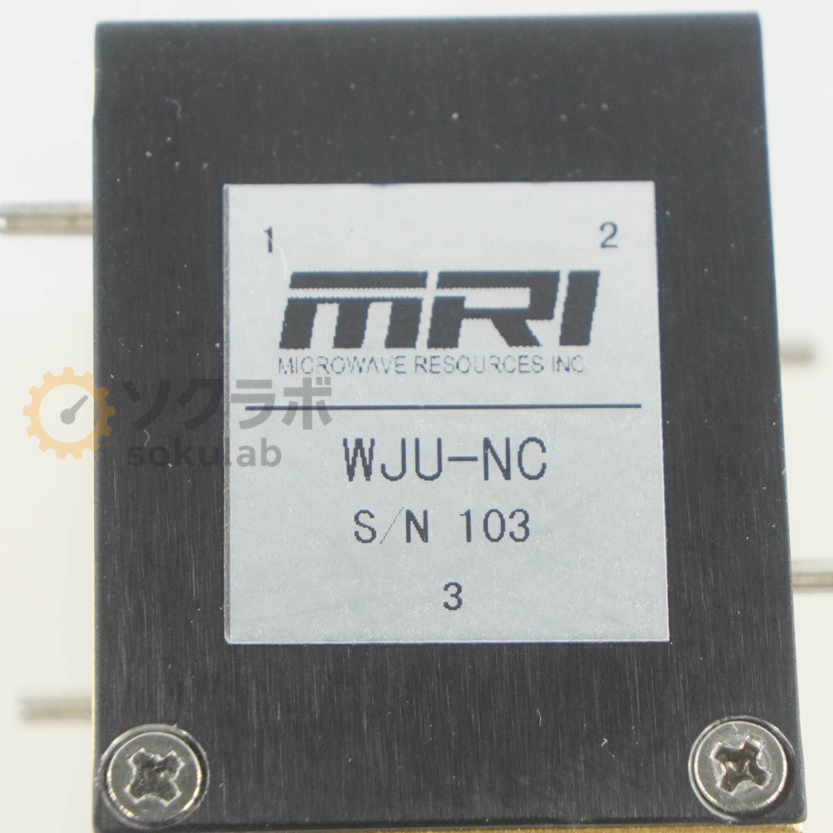 MICROWAVE RESOURCES WJU-NC Circulator Waveguide WR-19 UG-383 50GHz [e1244577531]