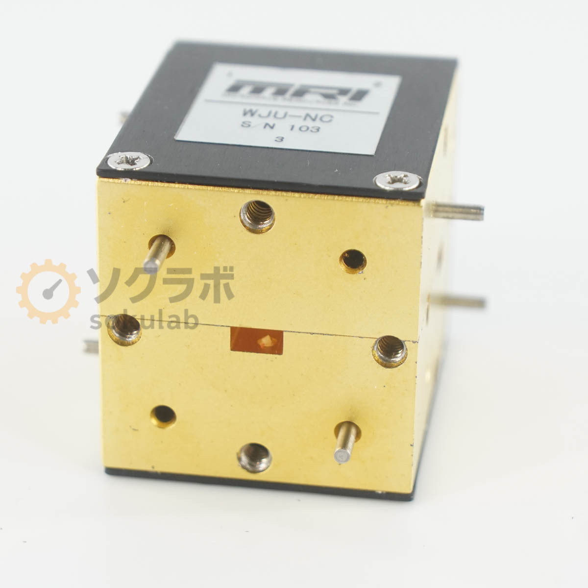 MICROWAVE RESOURCES WJU-NC Circulator Waveguide WR-19 UG-383 50GHz [e1244577531]