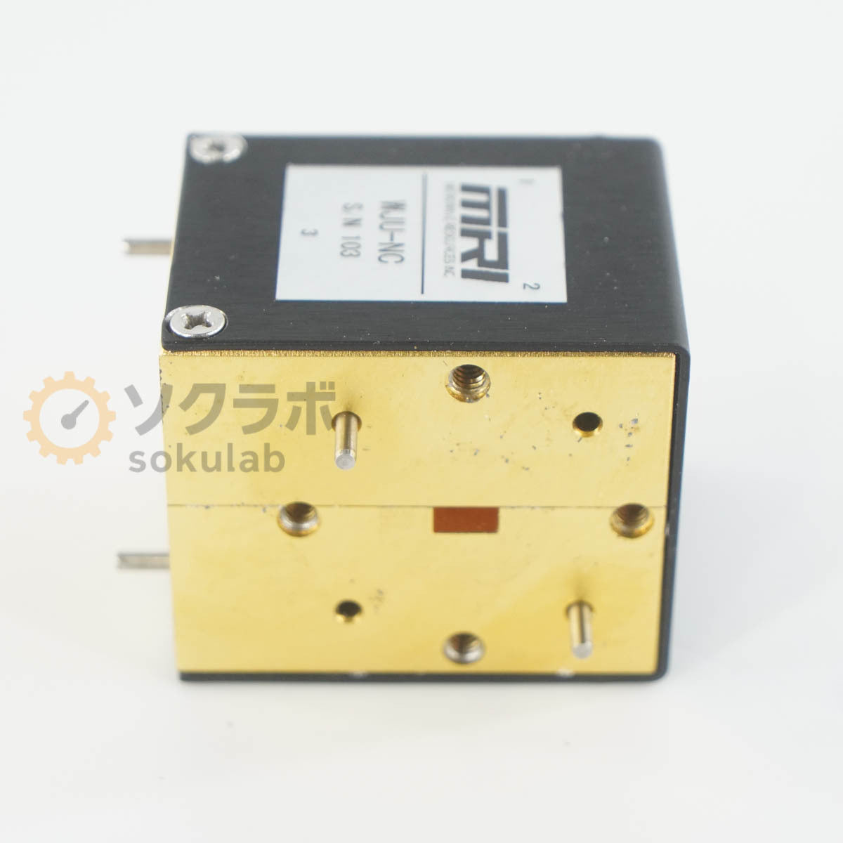 MICROWAVE RESOURCES WJU-NC Circulator Waveguide WR-19 UG-383 50GHz [e1244577531]