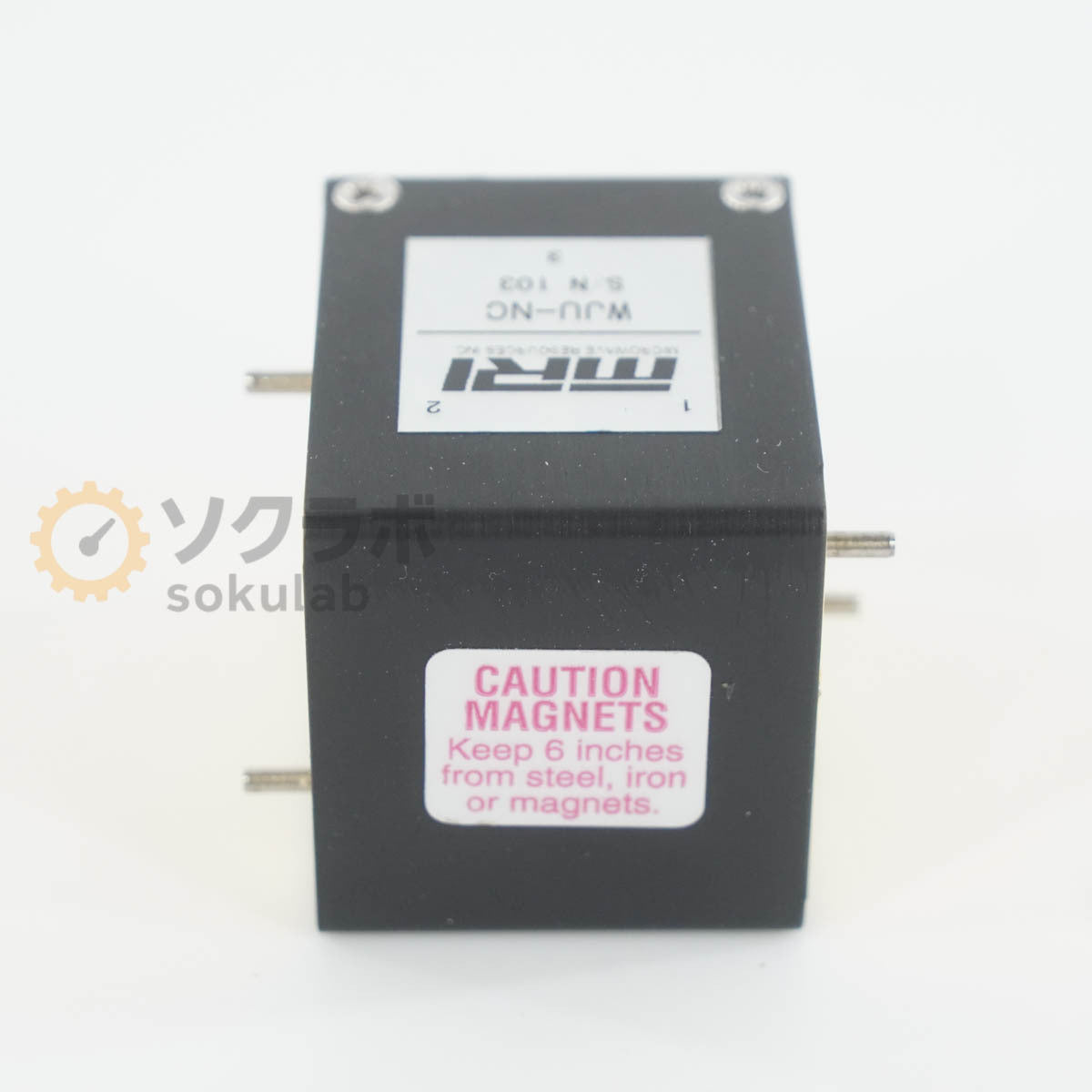MICROWAVE RESOURCES WJU-NC Circulator Waveguide WR-19 UG-383 50GHz [e1244577531]