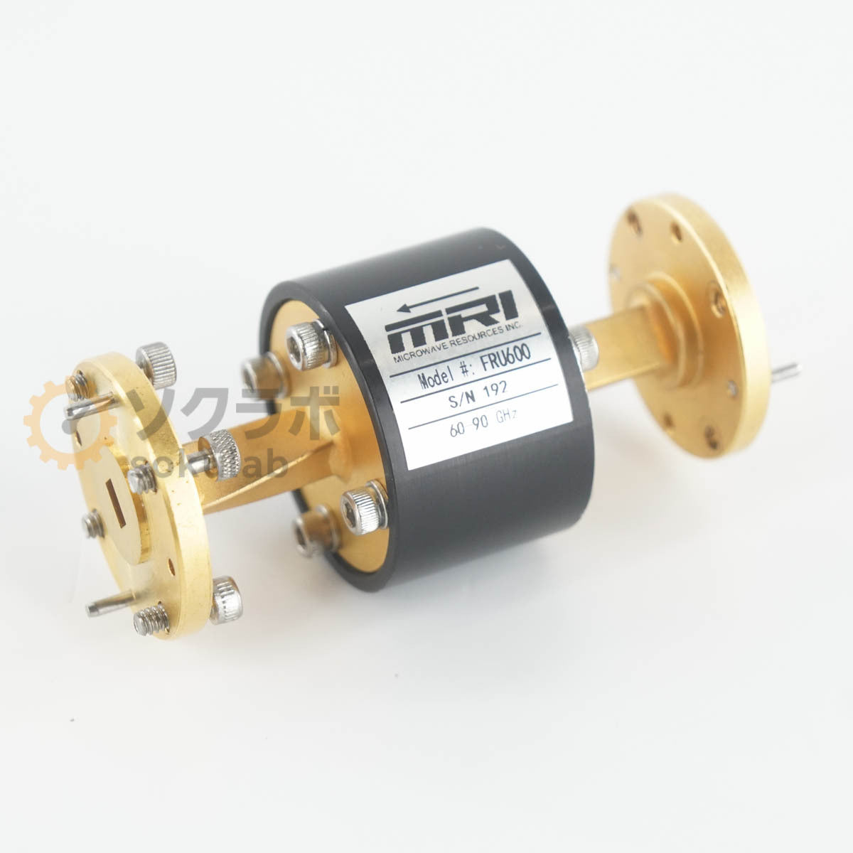 MICROWAVE RESOURCES FRU600 Fullband Isolator Waveguide WR-19 UG-383 50GHz [r1244580834]
