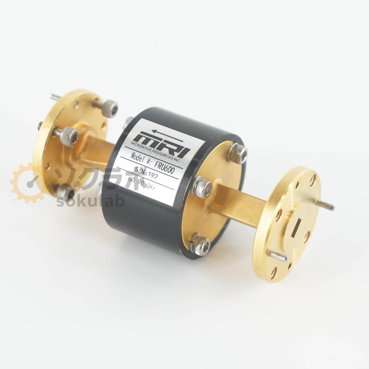 MICROWAVE RESOURCES FRU600 Fullband Isolator Waveguide WR-19 UG-383 50GHz [r1244580834]