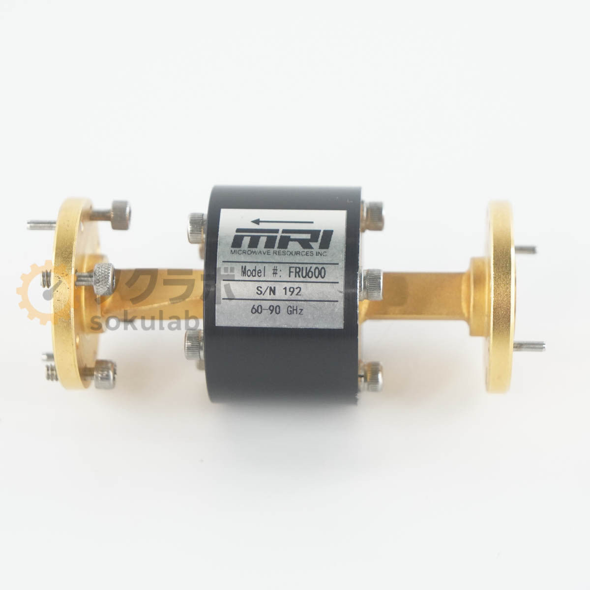 MICROWAVE RESOURCES FRU600 Fullband Isolator Waveguide WR-19 UG-383 50GHz [r1244580834]