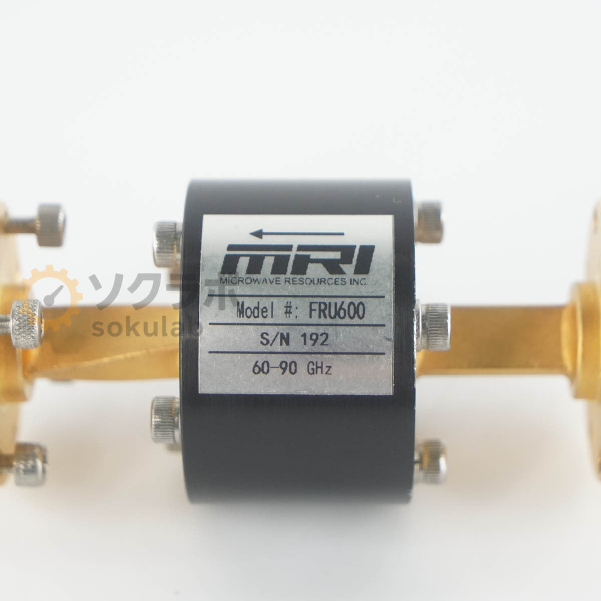 MICROWAVE RESOURCES FRU600 Fullband Isolator Waveguide WR-19 UG-383 50GHz [r1244580834]