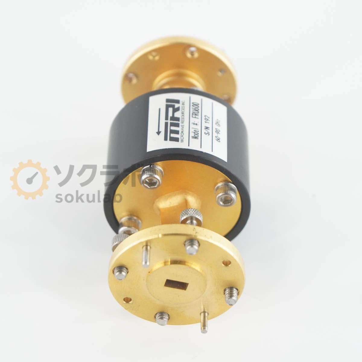 MICROWAVE RESOURCES FRU600 Fullband Isolator Waveguide WR-19 UG-383 50GHz [r1244580834]
