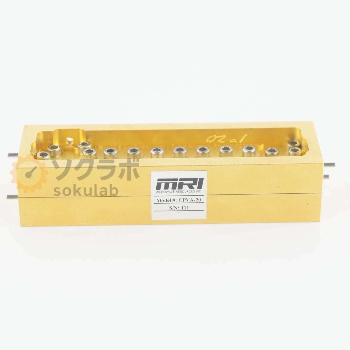MICROWAVE RESOURCES CPVA-20 Directional Coupler Waveguide WR-15 UG-385 [h1244576806]