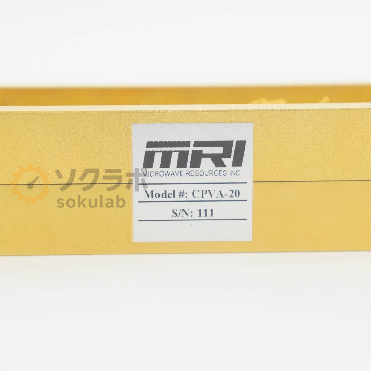 MICROWAVE RESOURCES CPVA-20 Directional Coupler Waveguide WR-15 UG-385 [h1244576806]