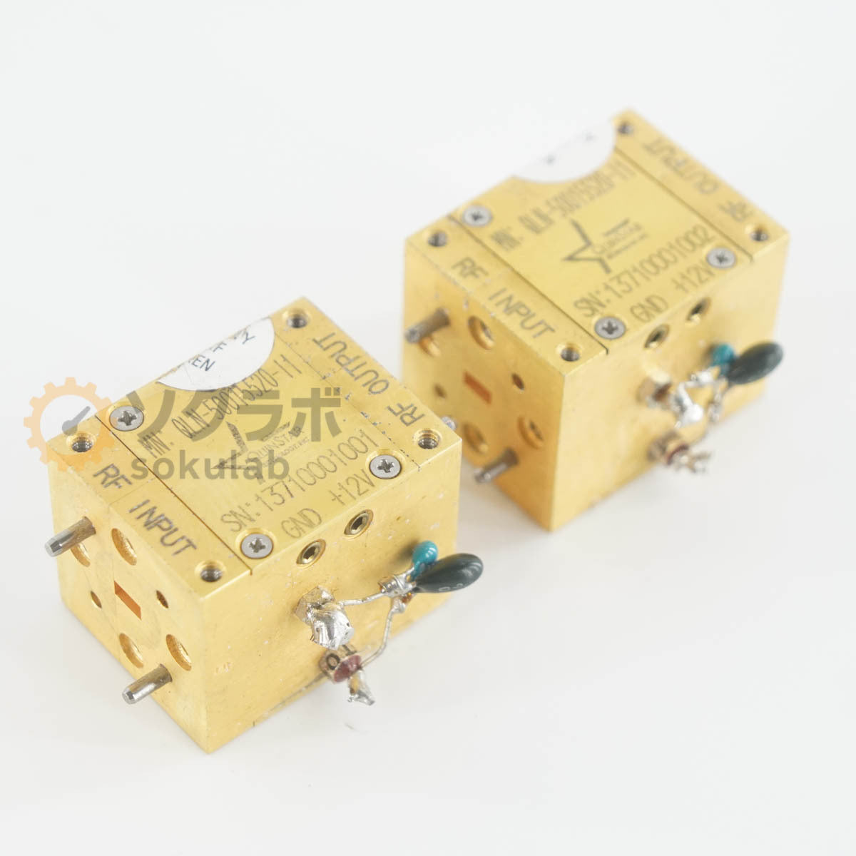 QUINSTAR QLN-50015520-11 Amplifier Waveguide WR-15 UG-385 2 pcs [l1244662487]