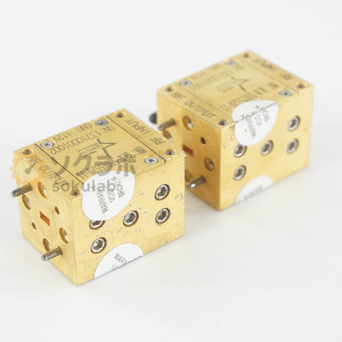 QUINSTAR QLN-50015520-11 Amplifier Waveguide WR-15 UG-385 2 pcs [l1244662487]