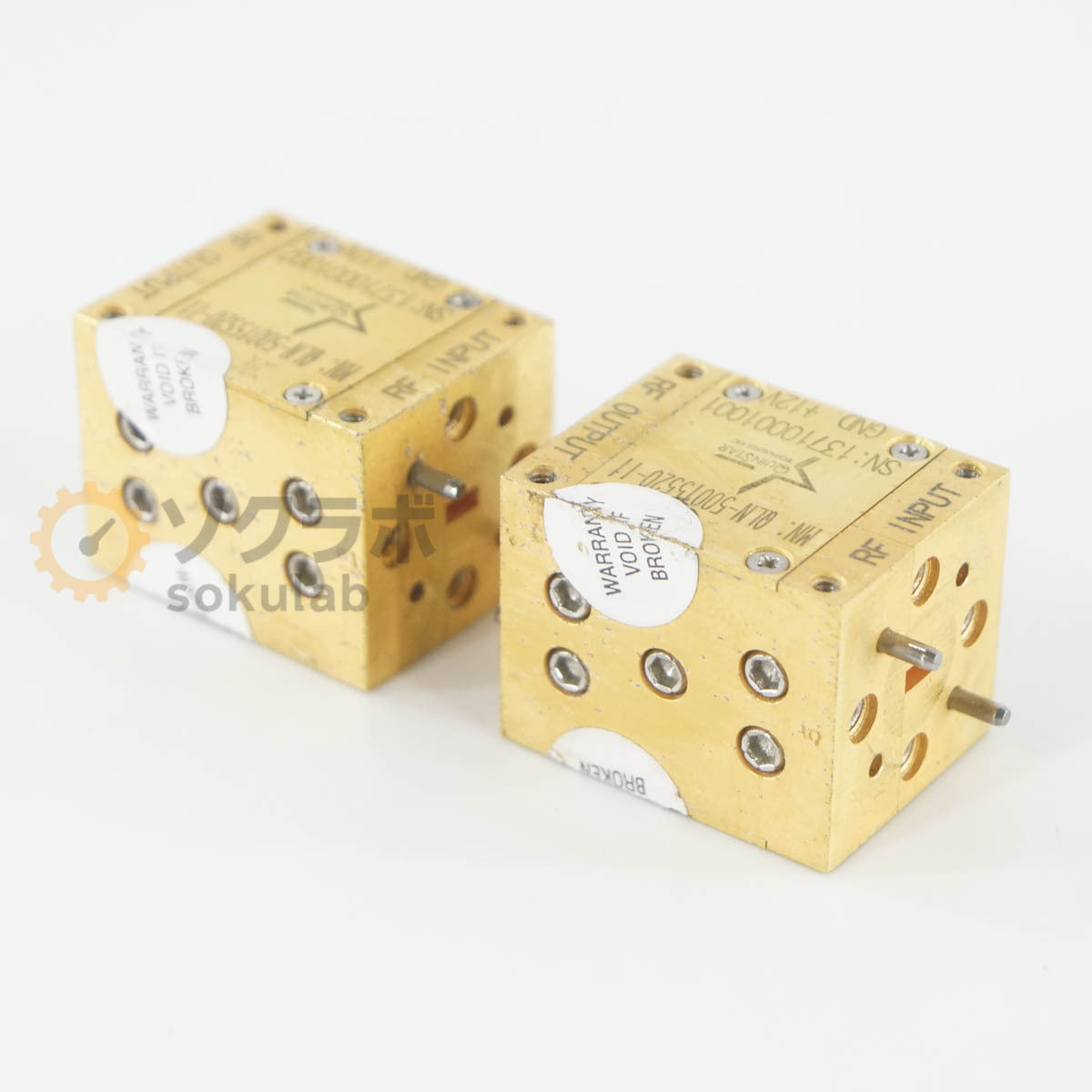 QUINSTAR QLN-50015520-11 Amplifier Waveguide WR-15 UG-385 2 pcs [l1244662487]