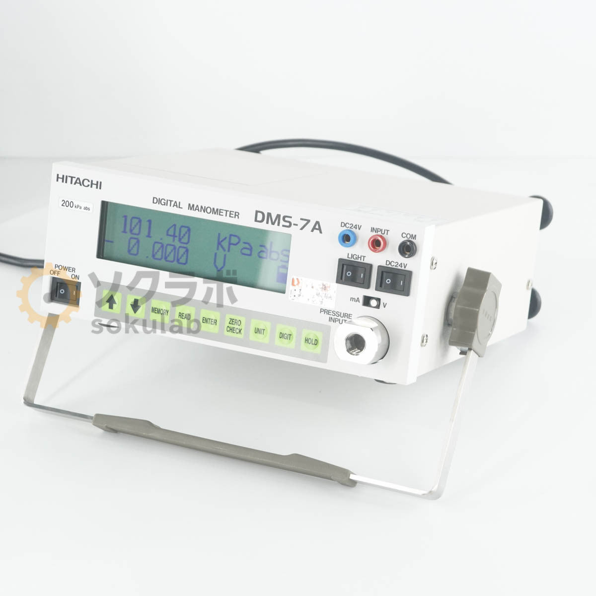 HITACHI DMS-7A DIGITAL MANOMETER 200kPa abs [x1244646031]