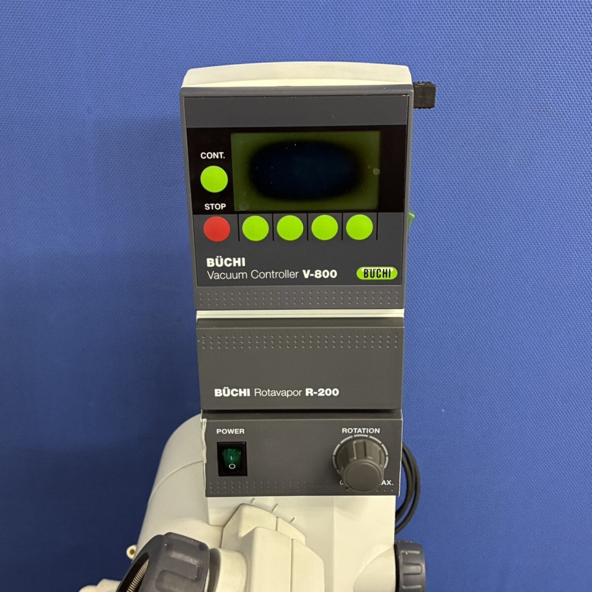BUCHI R-200 Rotavapor V-800 B-490 Rotary Evaporator with Vacuum Controller (as-is) [e1244818233]
