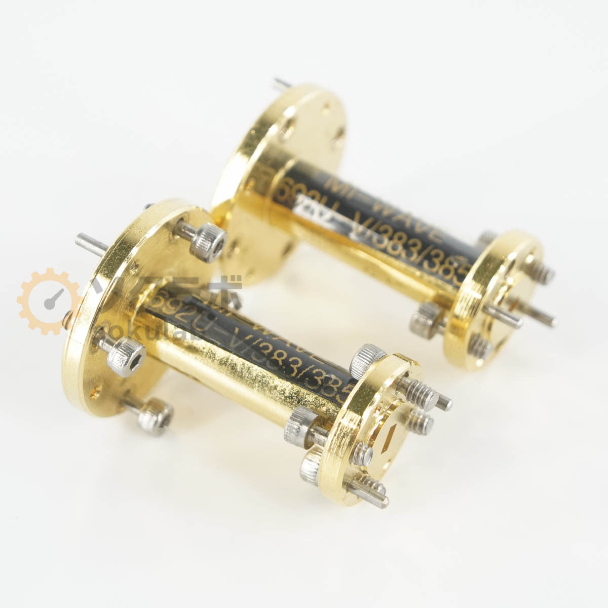 MI-Wave 692U-V/383/385 Tapered Transition WR-15 UG-385 waveguide WR-19 UG-383 RF 2 pcs [h1244831365]