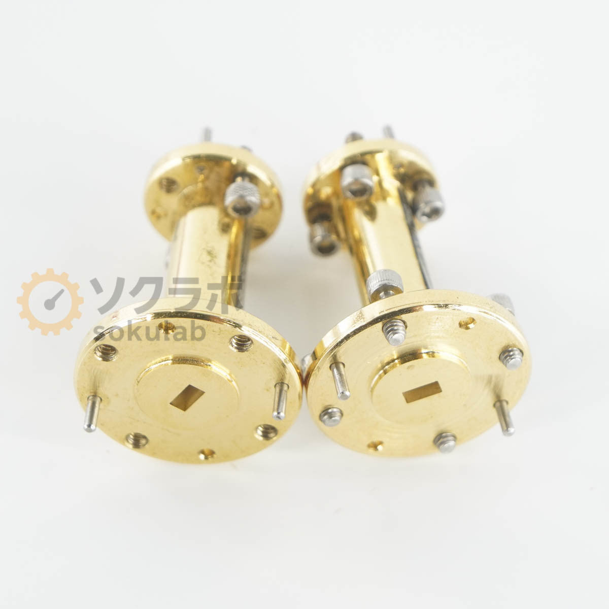 MI-Wave 692U-V/383/385 Tapered Transition WR-15 UG-385 waveguide WR-19 UG-383 RF 2 pcs [h1244831365]
