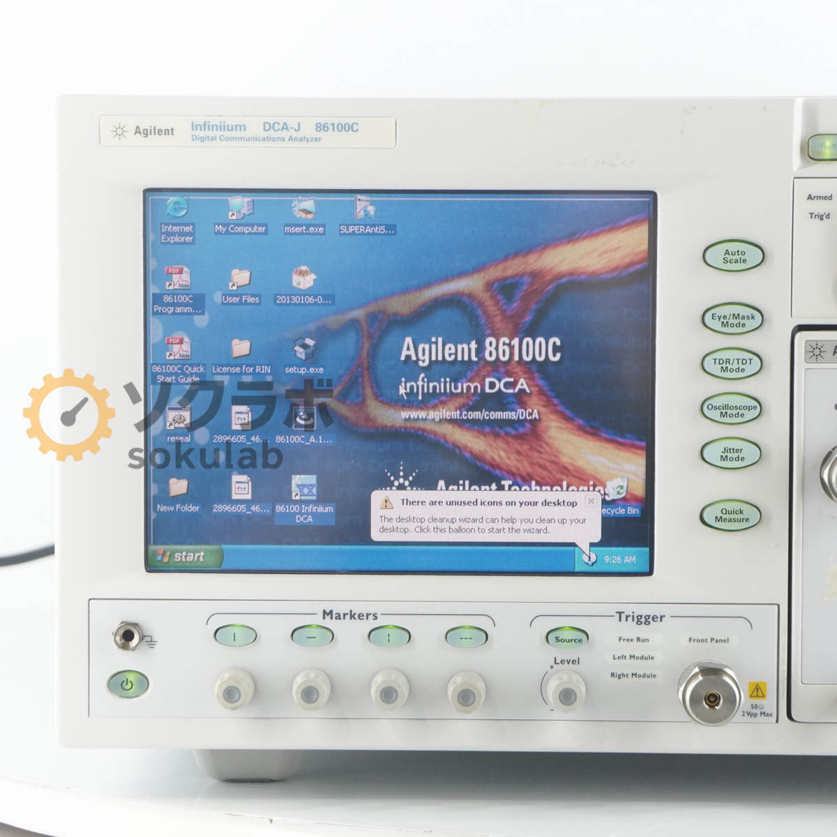 Agilent 86100C Digital Communications Analyzer Oscilloscope with OPT 001 092 86107A 010 [q1244822568]