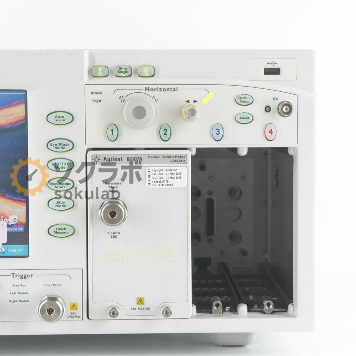 Agilent 86100C Digital Communications Analyzer Oscilloscope with OPT 001 092 86107A 010 [q1244822568]