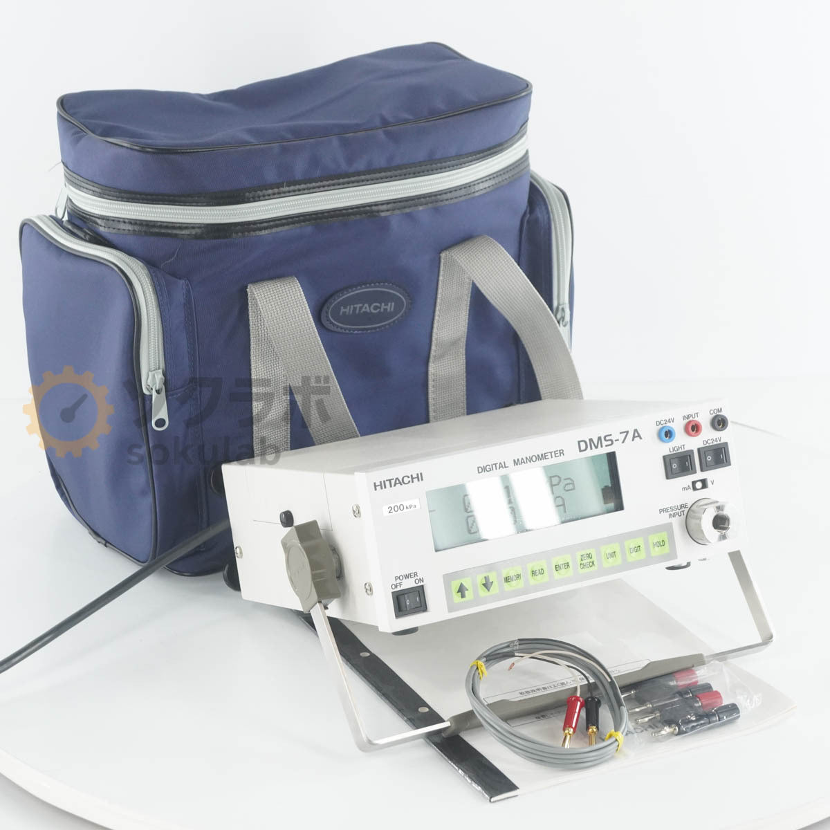 HITACHI DMS-7A DIGITAL MANOMETER 200kPa [e1244840460]