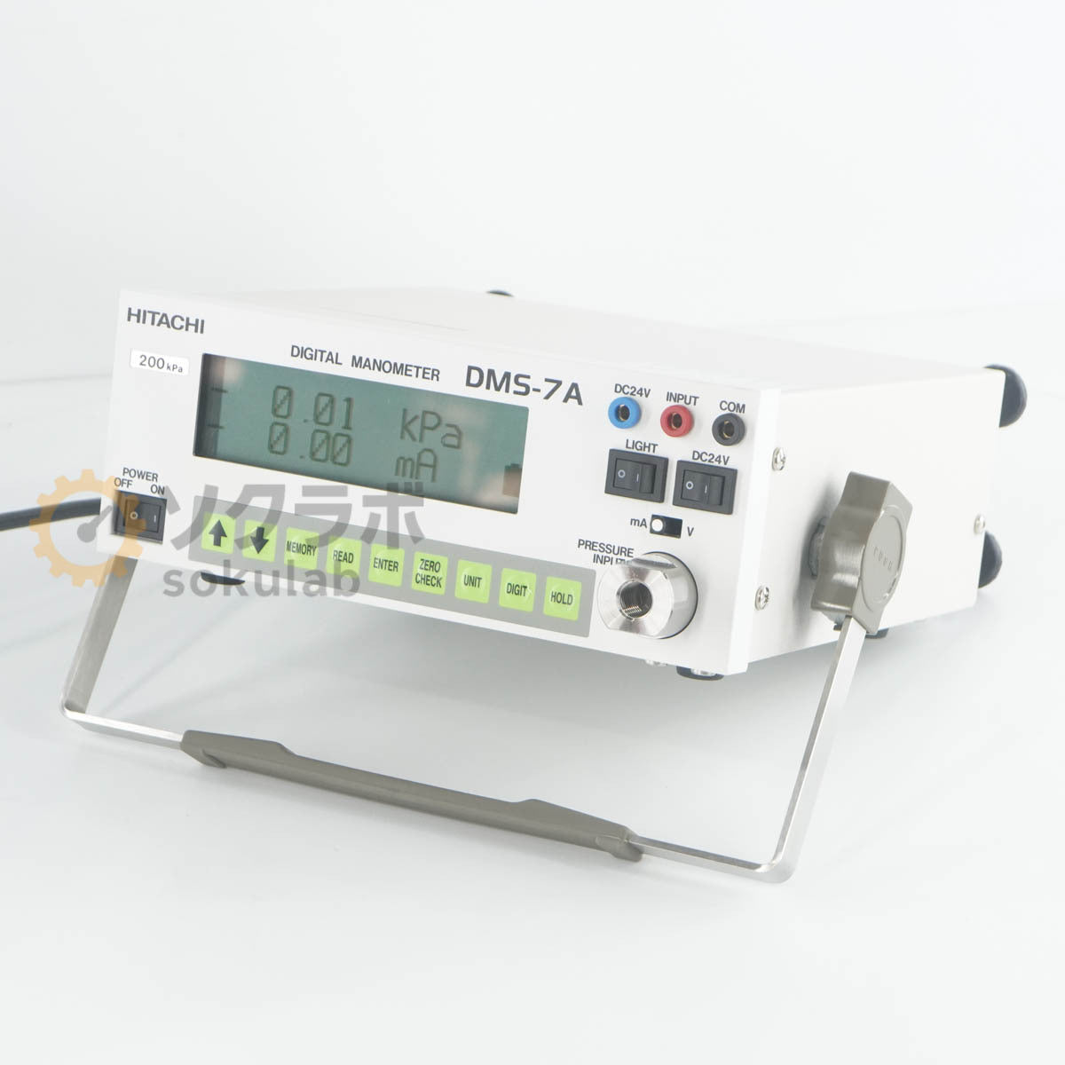 HITACHI DMS-7A DIGITAL MANOMETER 200kPa [e1244840460]