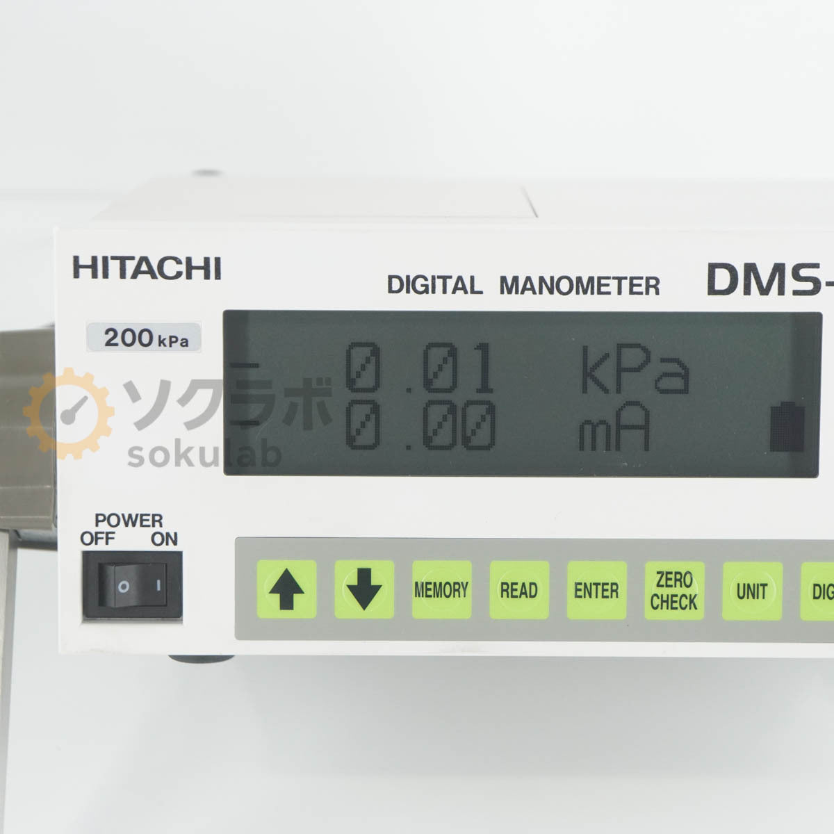 HITACHI DMS-7A DIGITAL MANOMETER 200kPa [e1244840460]