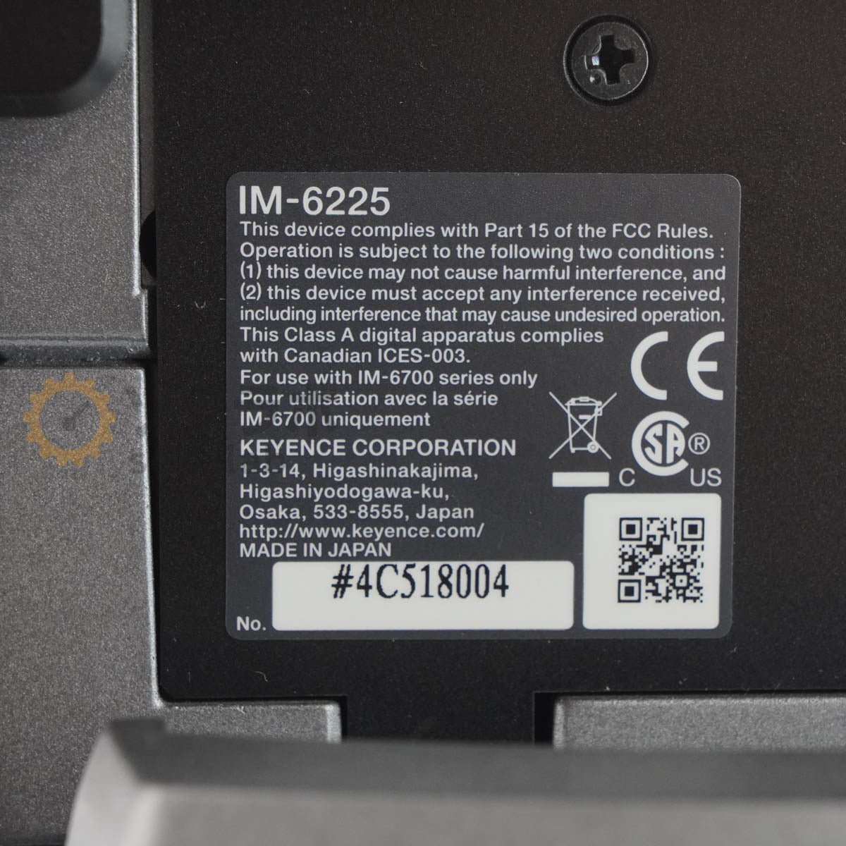 Keyence IM-6225 IM-6700 Image Dimension Measuring System [d1244839060]