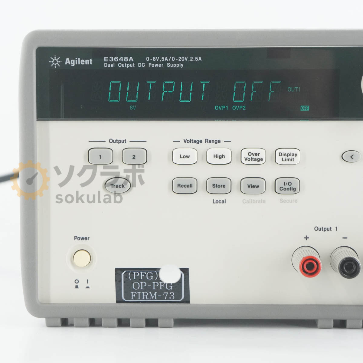 Agilent E3648A Dual Output DC Power Supply 0-8V 5A/0-20V 2.5A OPT 0E9 [q1244838521]