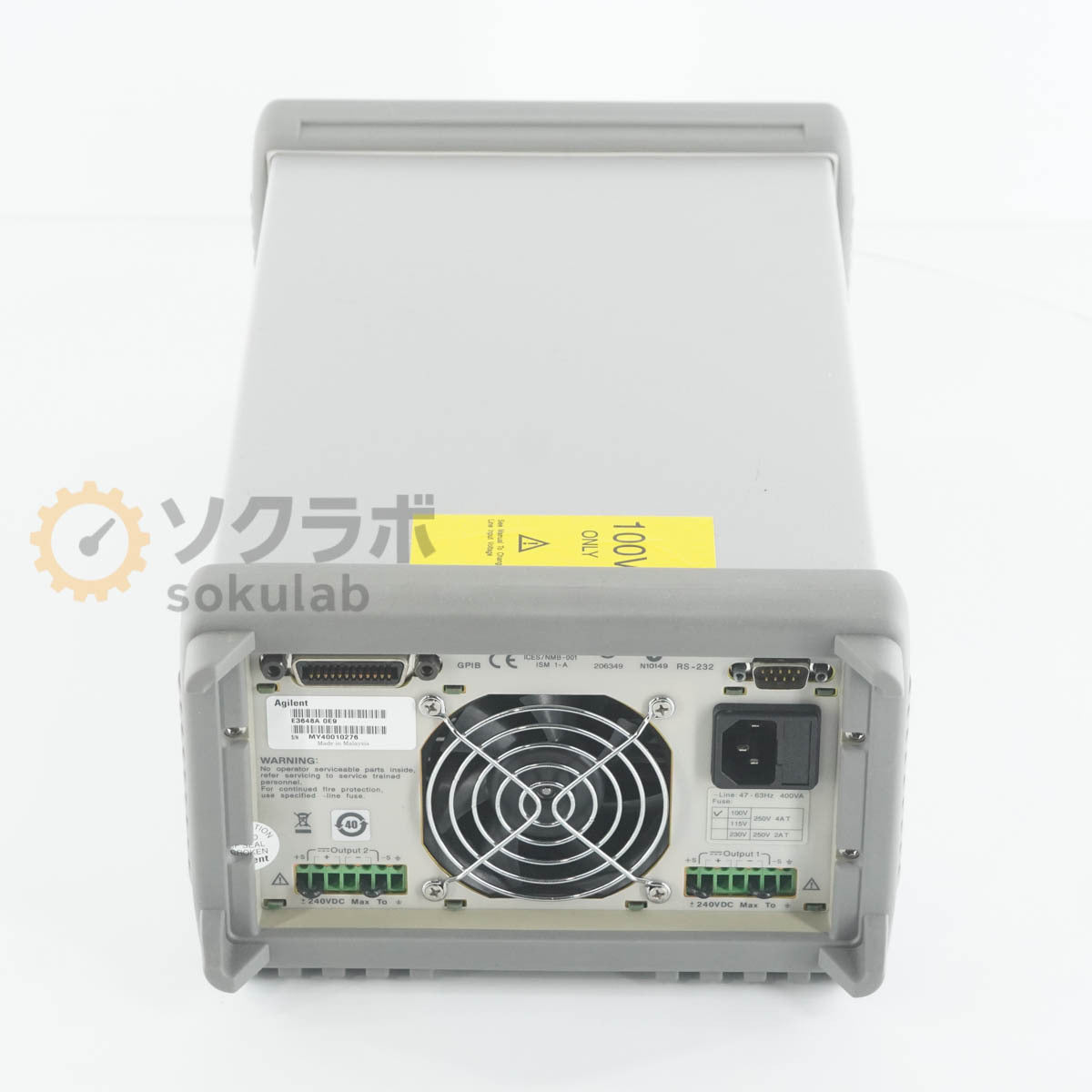 Agilent E3648A Dual Output DC Power Supply 0-8V 5A/0-20V 2.5A OPT 0E9 [q1244838521]