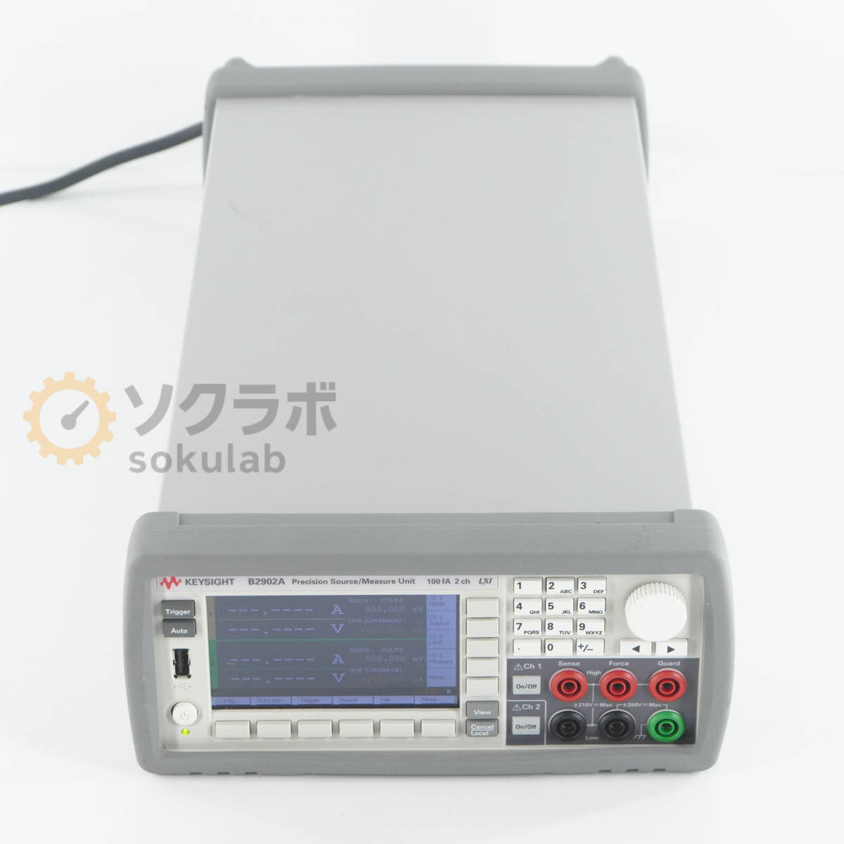Keysight B2902A Precision Source/Measure Unit 100fA 2ch LXI ATO-60502 [h1244844288]