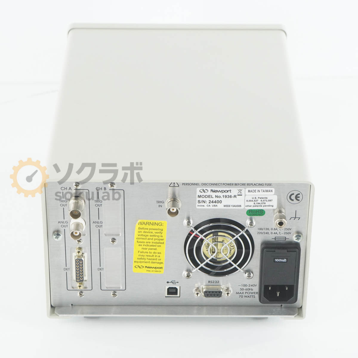 Newport 1936-R 918D-IS-IG Power Meter Fiber Optic Detector [p1244852230]