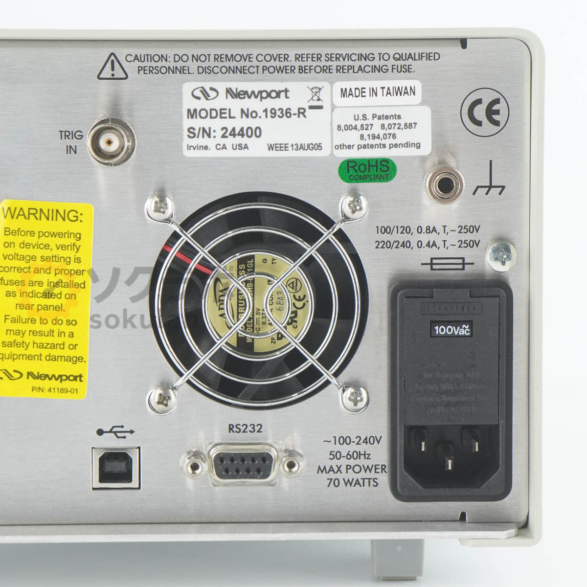 Newport 1936-R 918D-IS-IG Power Meter Fiber Optic Detector [p1244852230]